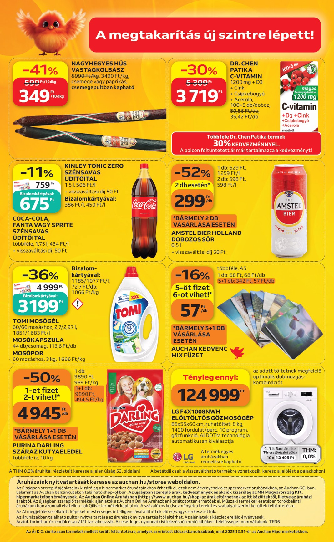 auchan - A jövőbeli Auchan Hipermarket akciós újság csütörtöktől 2026.09.03.-tól szerdától 2026.09.09.-ig érvényes. - page: 64
