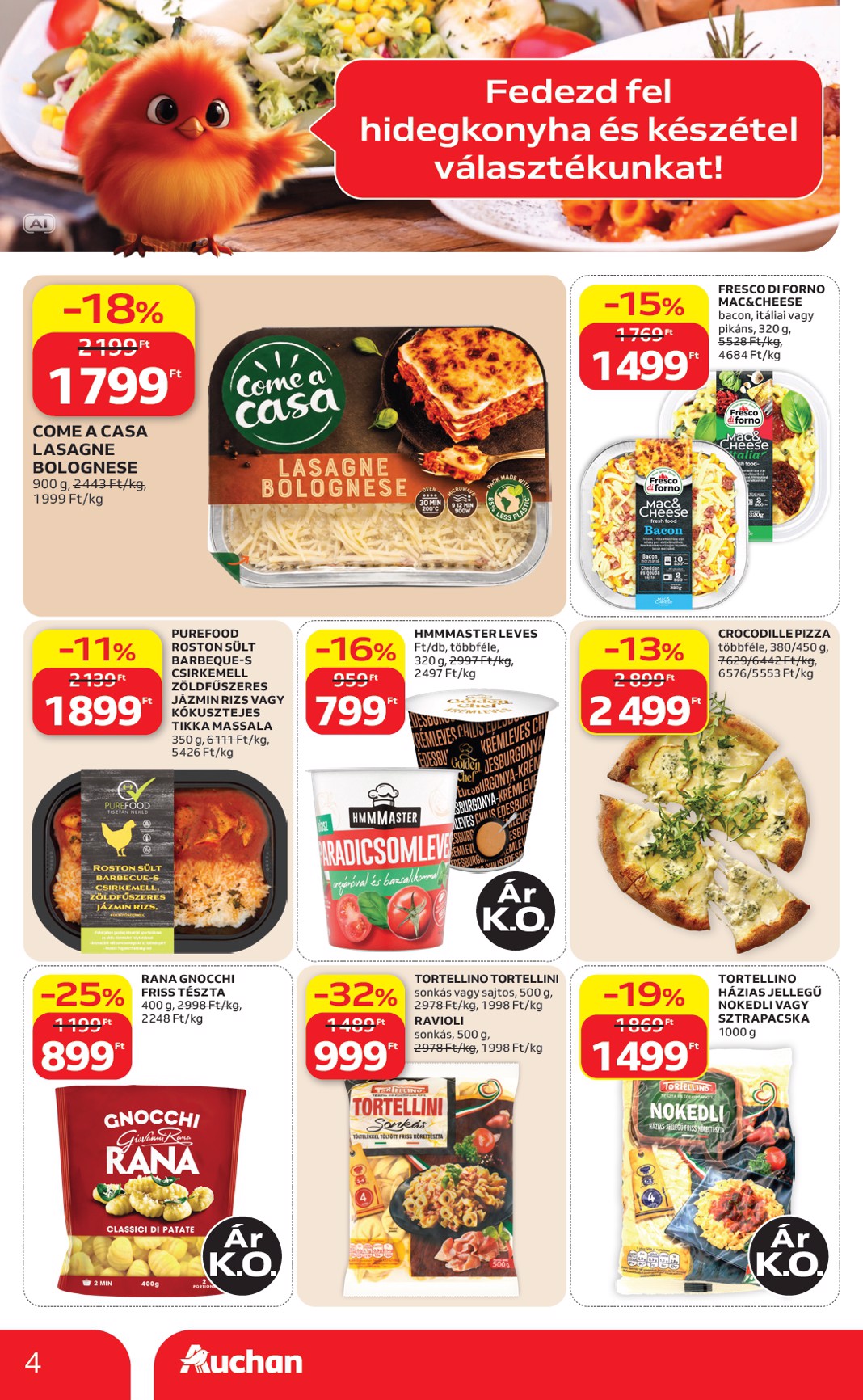 auchan - A jövőbeli Auchan Hipermarket akciós újság csütörtöktől 2026.09.03.-tól szerdától 2026.09.09.-ig érvényes. - page: 4
