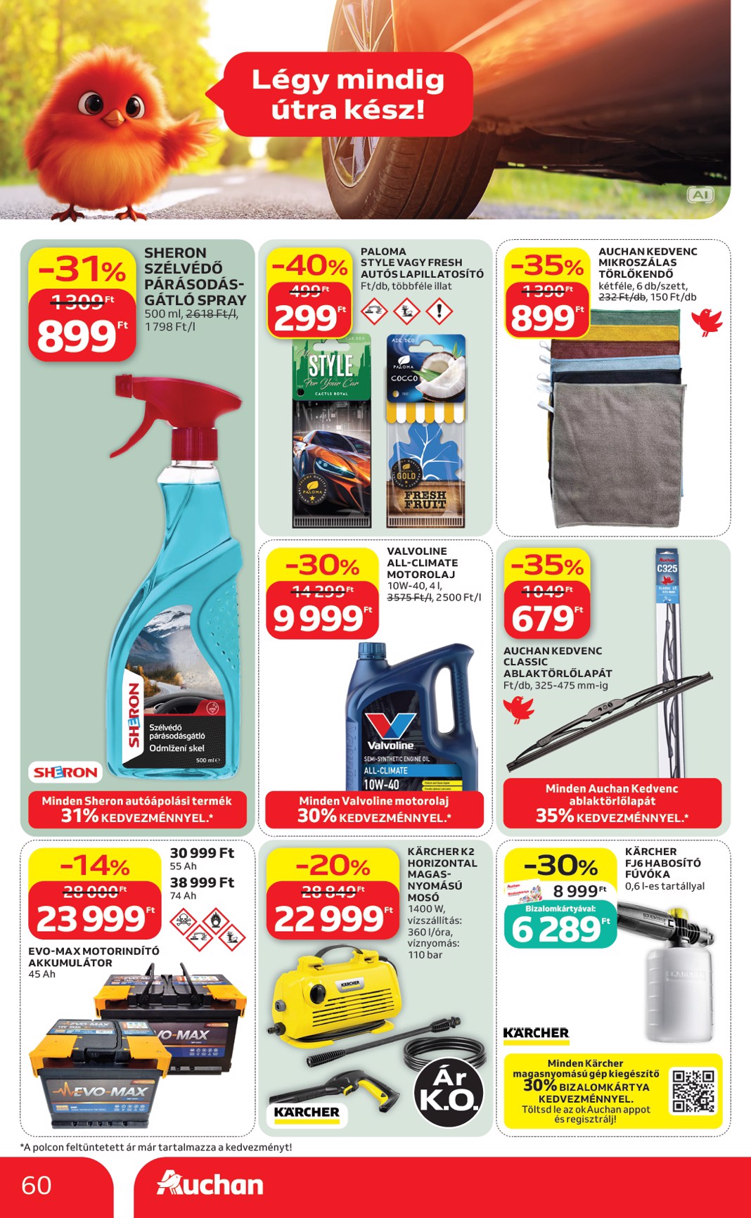 auchan - A jövőbeli Auchan Hipermarket akciós újság csütörtöktől 2026.09.03.-tól szerdától 2026.09.09.-ig érvényes. - page: 60