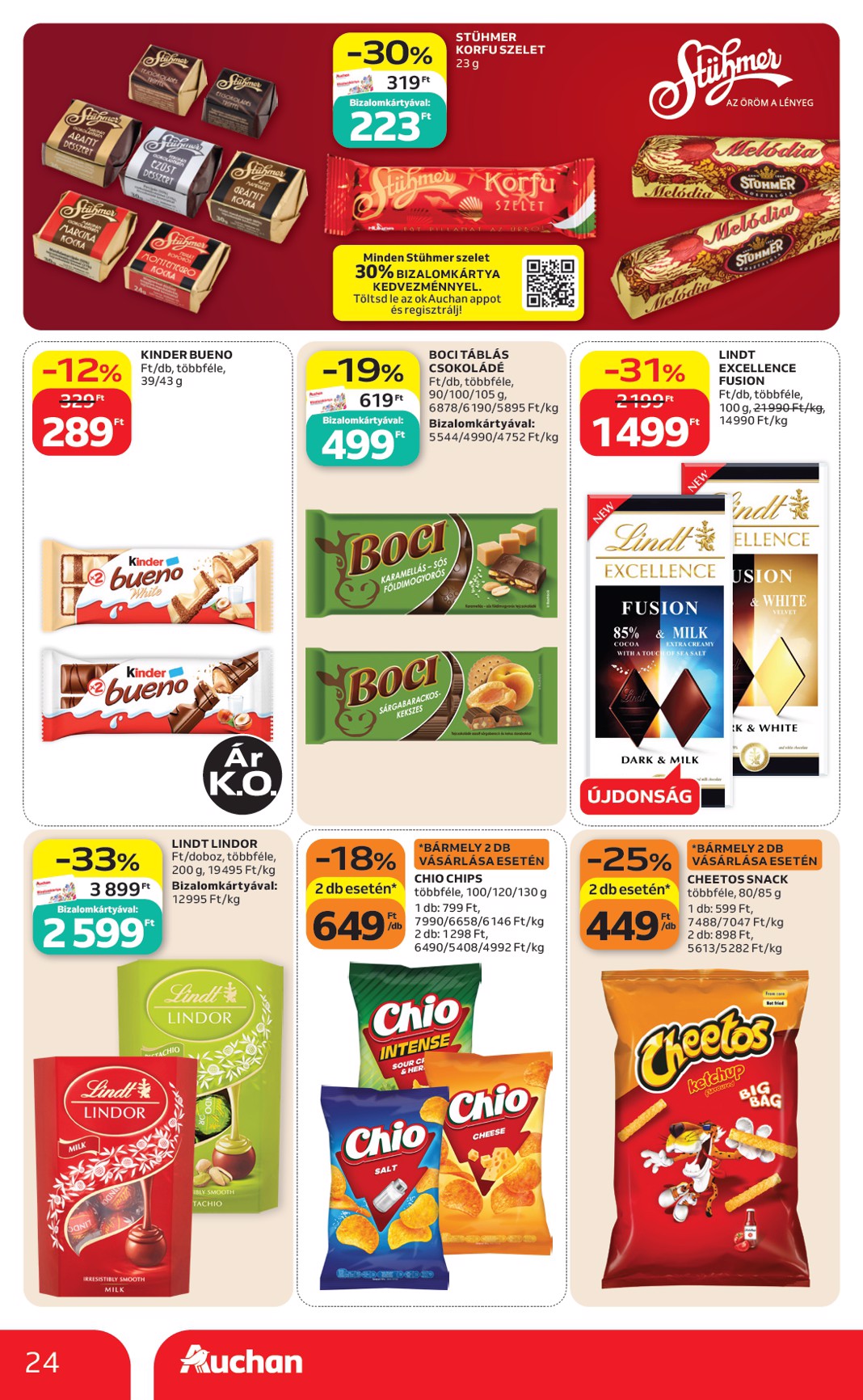 auchan - A jövőbeli Auchan Hipermarket akciós újság csütörtöktől 2026.09.03.-tól szerdától 2026.09.09.-ig érvényes. - page: 24