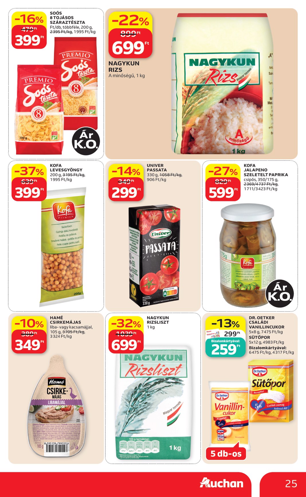 auchan - A jövőbeli Auchan Hipermarket akciós újság csütörtöktől 2026.09.03.-tól szerdától 2026.09.09.-ig érvényes. - page: 25
