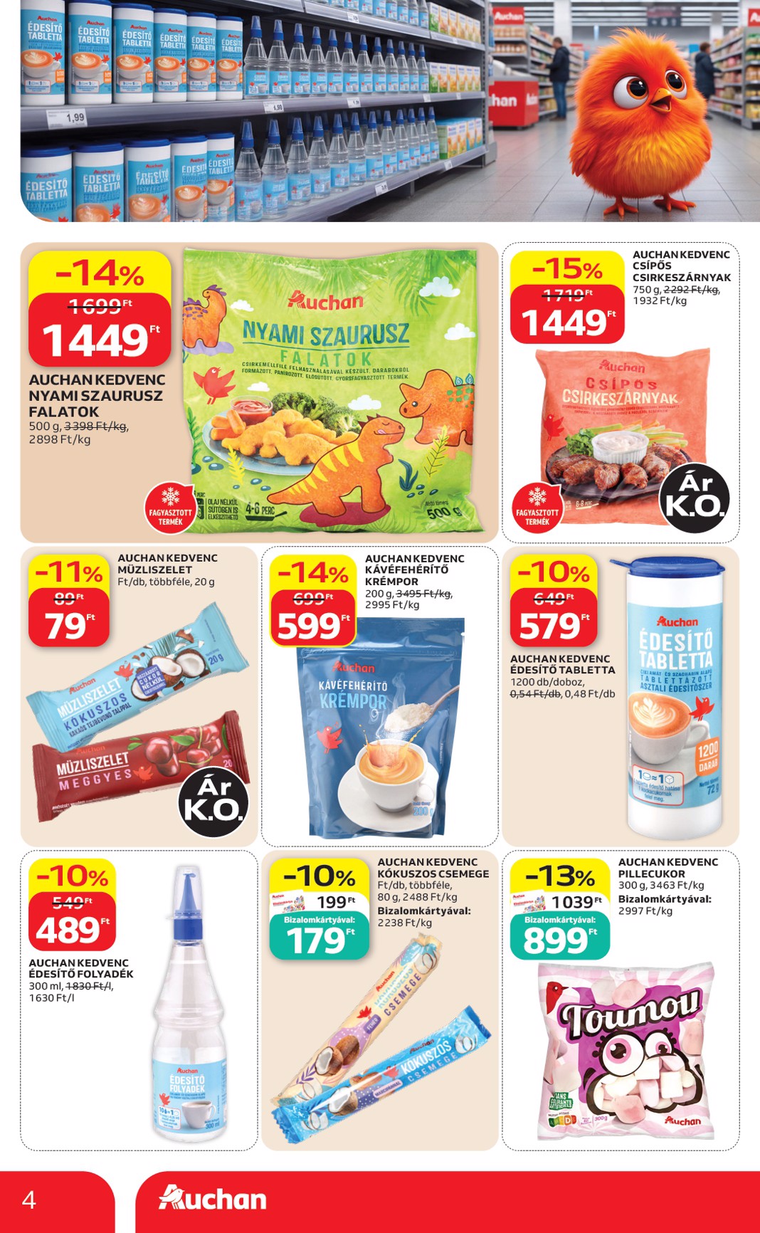 auchan - A jövőbeli Auchan - Sajátmárkás termékeink akciós újság csütörtöktől 2026.09.03.-tól szerdától 2026.09.09.-ig érvényes. - page: 4