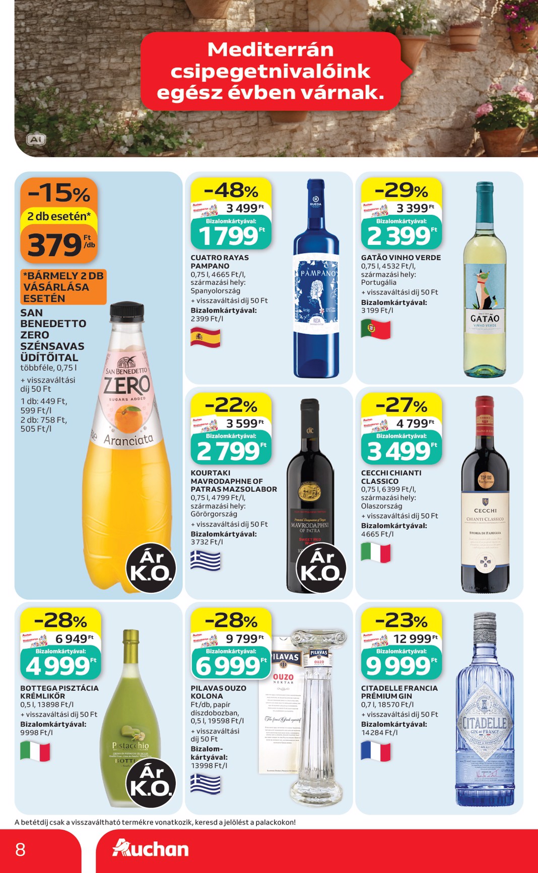 auchan - A jövőbeli Auchan Hipermarket - Nemzteközi konyha ajánlataink akciós újság csütörtöktől 2026.09.10.-tól szerdától 2026.09.23.-ig érvényes. - page: 8