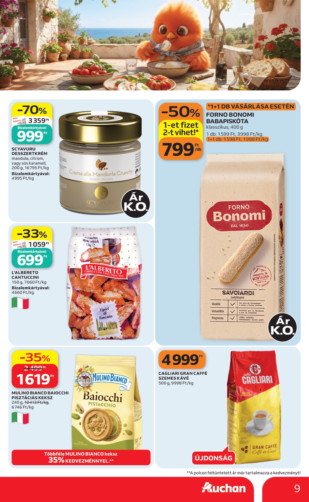 auchan - A jövőbeli Auchan Hipermarket - Nemzteközi konyha ajánlataink akciós újság csütörtöktől 2026.09.10.-tól szerdától 2026.09.23.-ig érvényes. - page: 9