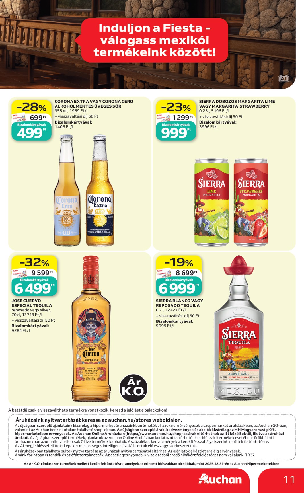 auchan - A jövőbeli Auchan Hipermarket - Nemzteközi konyha ajánlataink akciós újság csütörtöktől 2026.09.10.-tól szerdától 2026.09.23.-ig érvényes. - page: 11