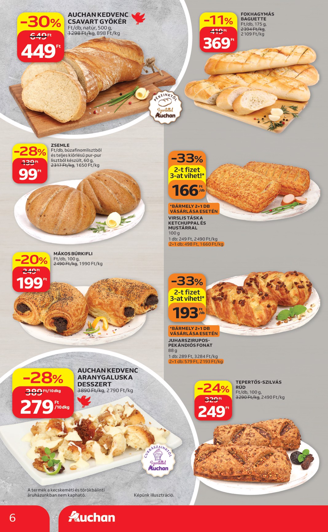 auchan - A jövőbeli Auchan Hipermarket akciós újság csütörtöktől 2026.09.10.-tól szerdától 2026.09.16.-ig érvényes. - page: 6
