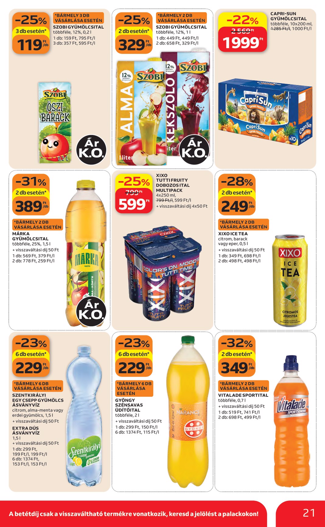 auchan - A jövőbeli Auchan - Kedvenc Márkáink akciós újság csütörtöktől 2026.09.10.-tól szerdától 2026.09.23.-ig érvényes. - page: 21