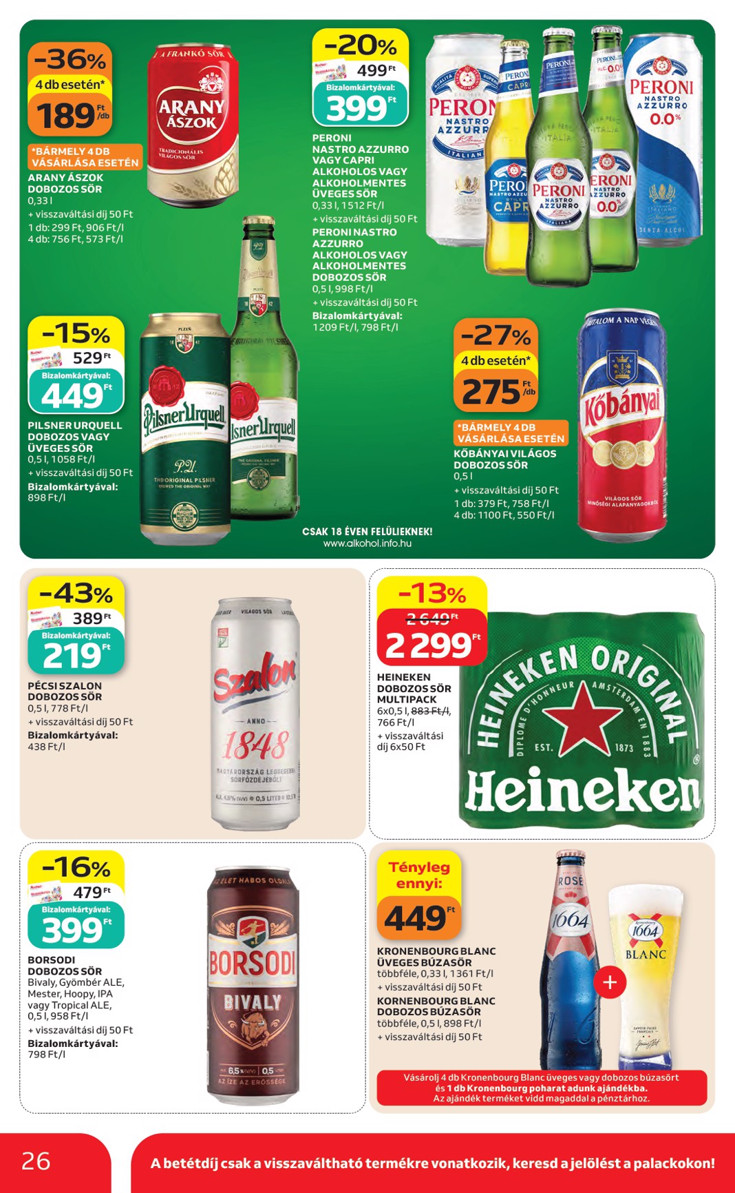 auchan - A jövőbeli Auchan - Kedvenc Márkáink akciós újság csütörtöktől 2026.09.10.-tól szerdától 2026.09.23.-ig érvényes. - page: 26
