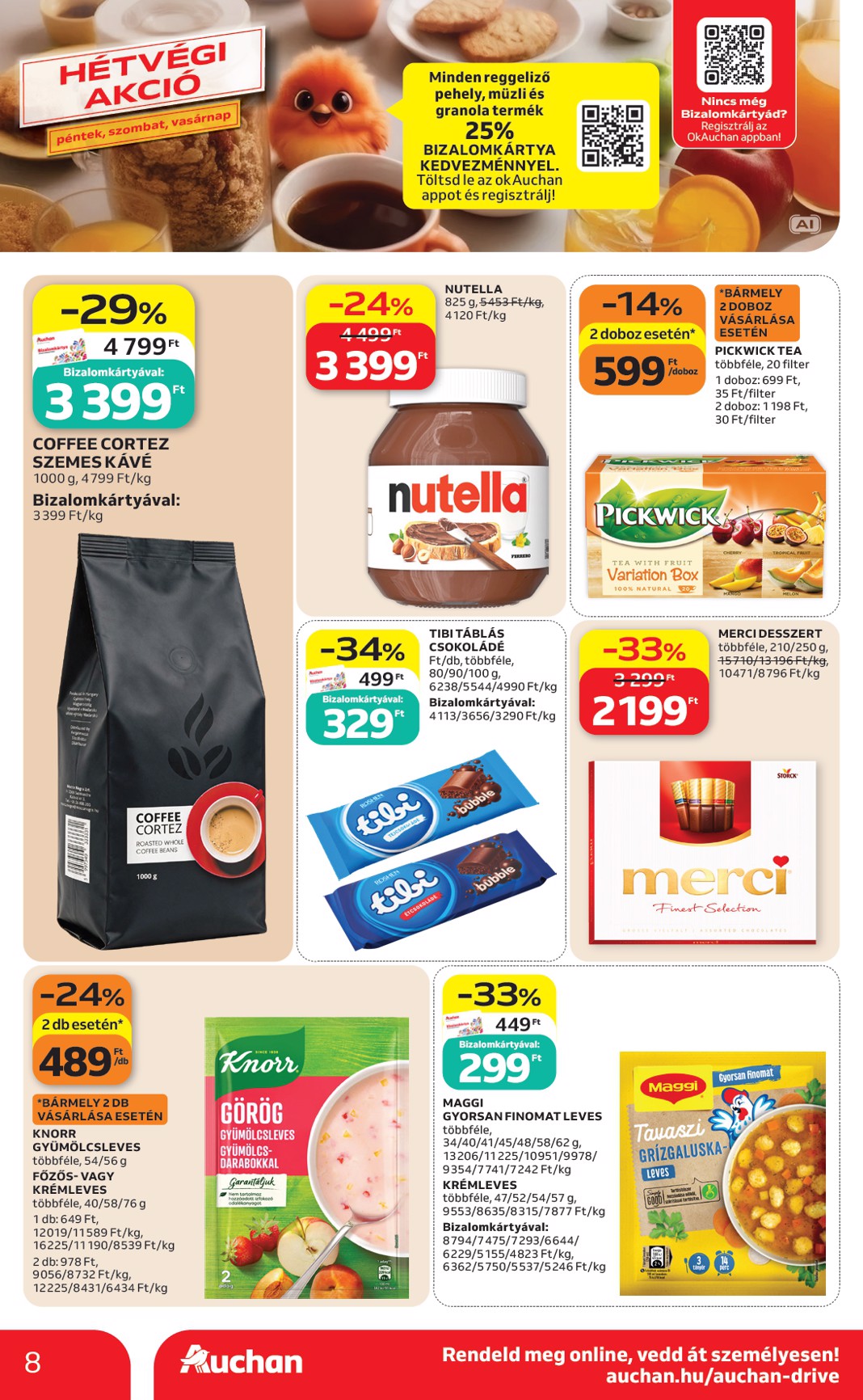 auchan - A jövőbeli Auchan Szupermarket akciós újság csütörtöktől 2026.09.17.-tól szerdától 2026.09.23.-ig érvényes. - page: 8