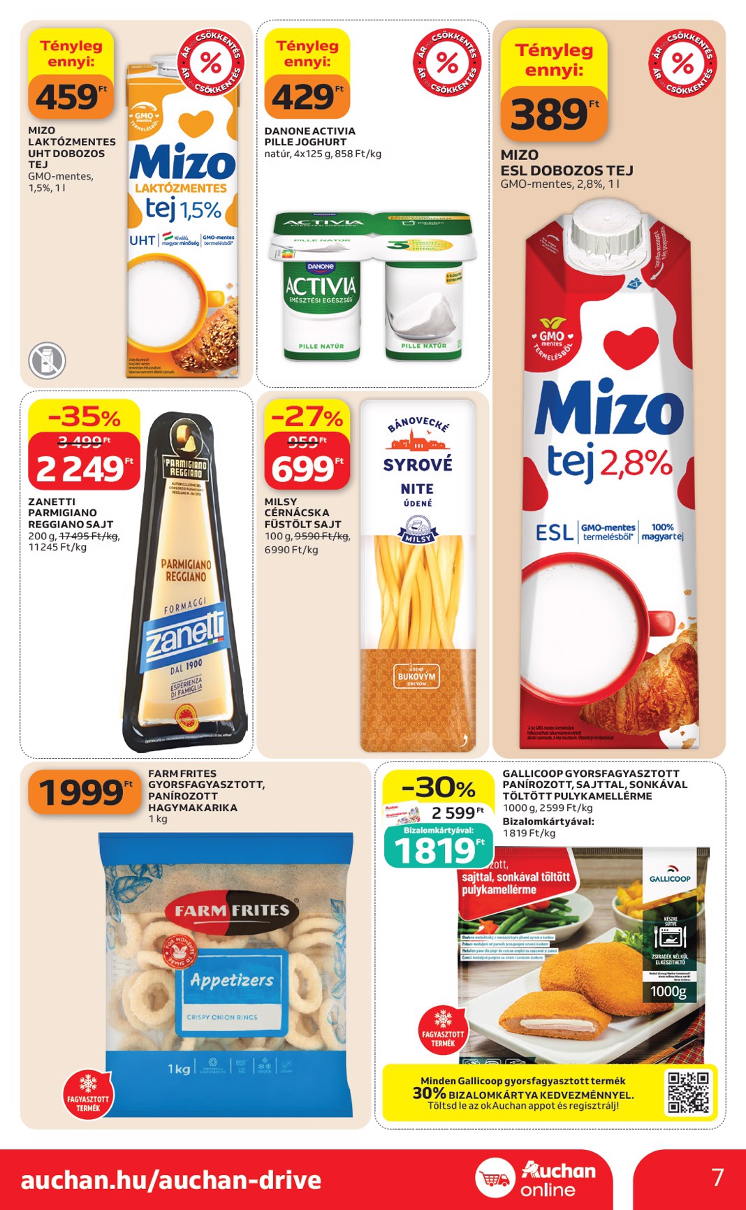auchan - A jövőbeli Auchan Szupermarket akciós újság csütörtöktől 2026.09.17.-tól szerdától 2026.09.23.-ig érvényes. - page: 7