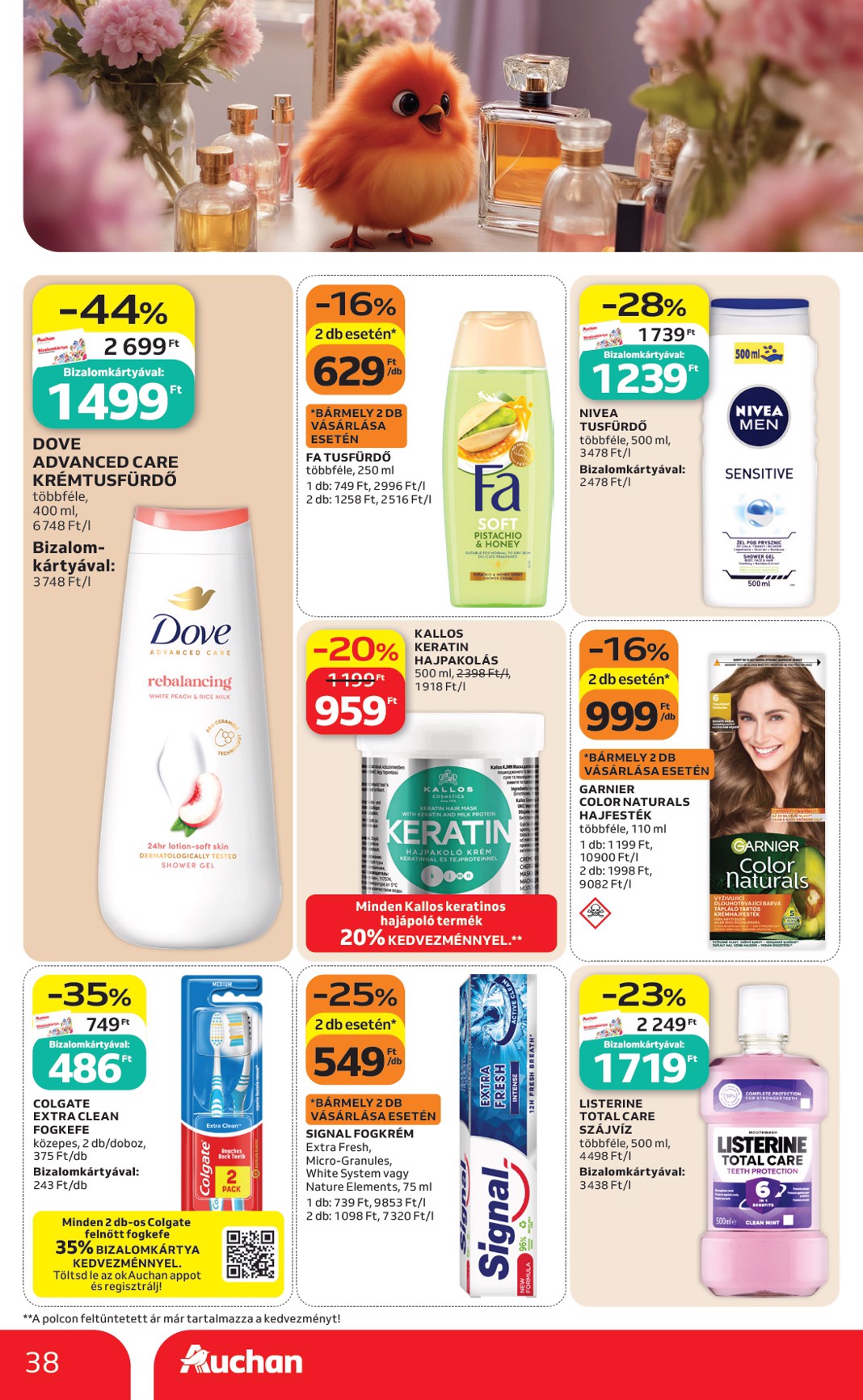 auchan - Aktuális Auchan szórólap érvényes csütörtöktől 2026.09.17.-től szerdától 2026.09.23.-ig - page: 38