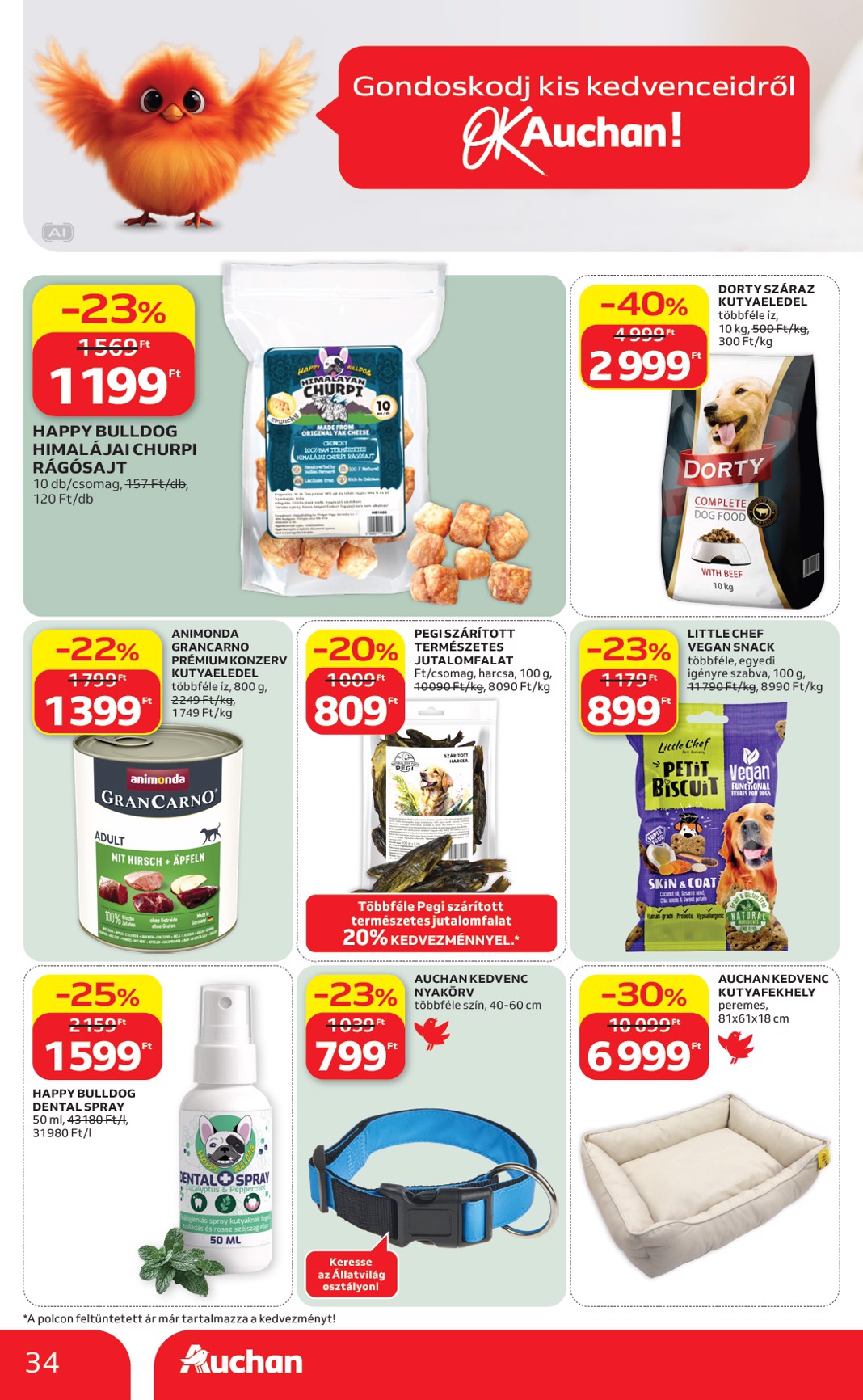 auchan - Aktuális Auchan szórólap érvényes csütörtöktől 2026.09.17.-től szerdától 2026.09.23.-ig - page: 34