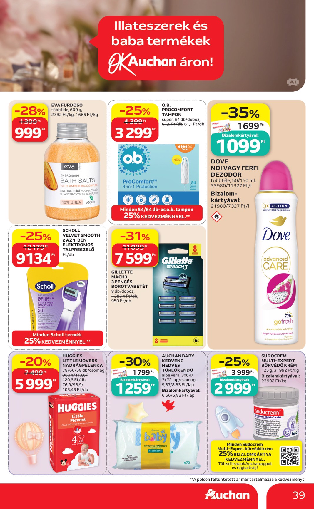 auchan - Aktuális Auchan szórólap érvényes csütörtöktől 2026.09.17.-től szerdától 2026.09.23.-ig - page: 39