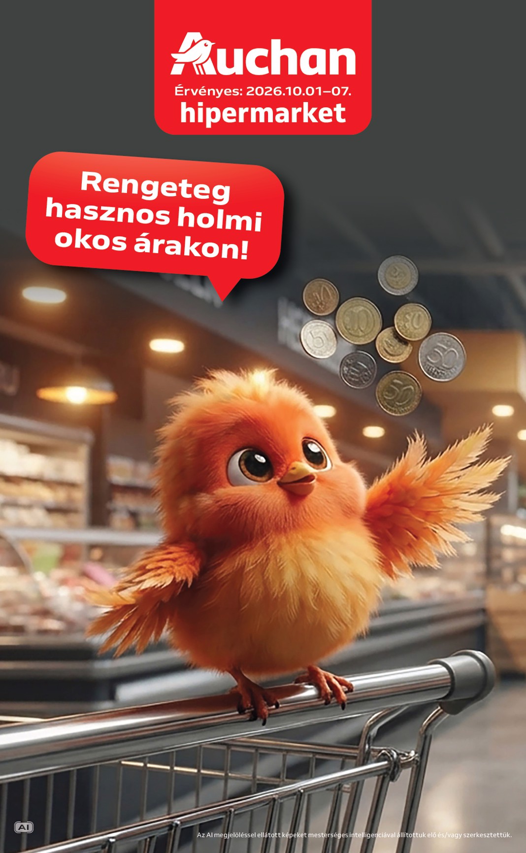 auchan - A jövőbeli Auchan - Filléres ajánlataink akciós újság csütörtöktől 2026.10.01.-tól szerdától 2026.10.07.-ig érvényes.