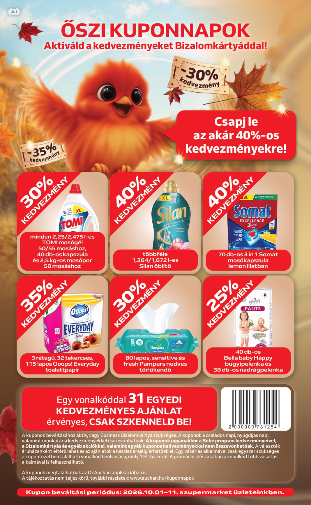 auchan - A jövőbeli Auchan Szupermarket akciós újság csütörtöktől 2026.10.01.-tól szerdától 2026.10.07.-ig érvényes. - page: 4