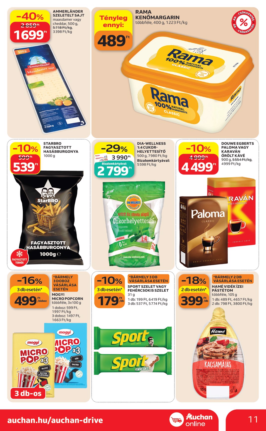 auchan - A jövőbeli Auchan Szupermarket akciós újság csütörtöktől 2026.10.01.-tól szerdától 2026.10.07.-ig érvényes. - page: 11