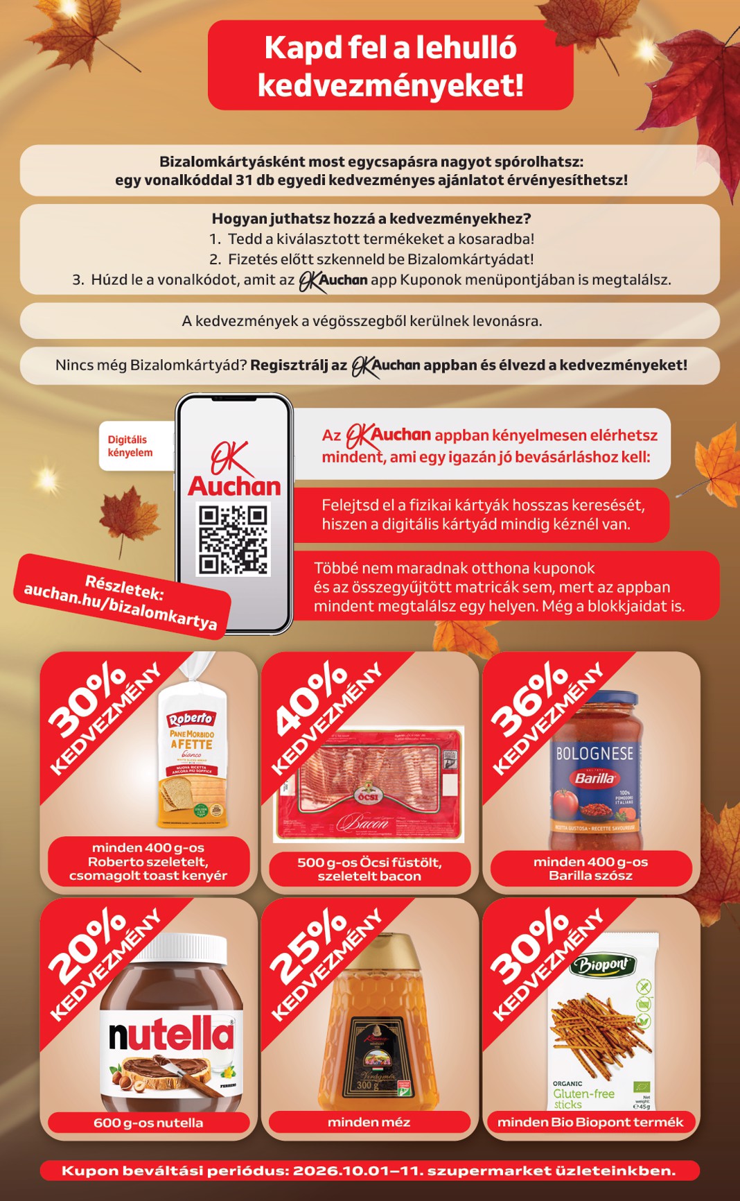 auchan - A jövőbeli Auchan Szupermarket akciós újság csütörtöktől 2026.10.01.-tól szerdától 2026.10.07.-ig érvényes. - page: 7