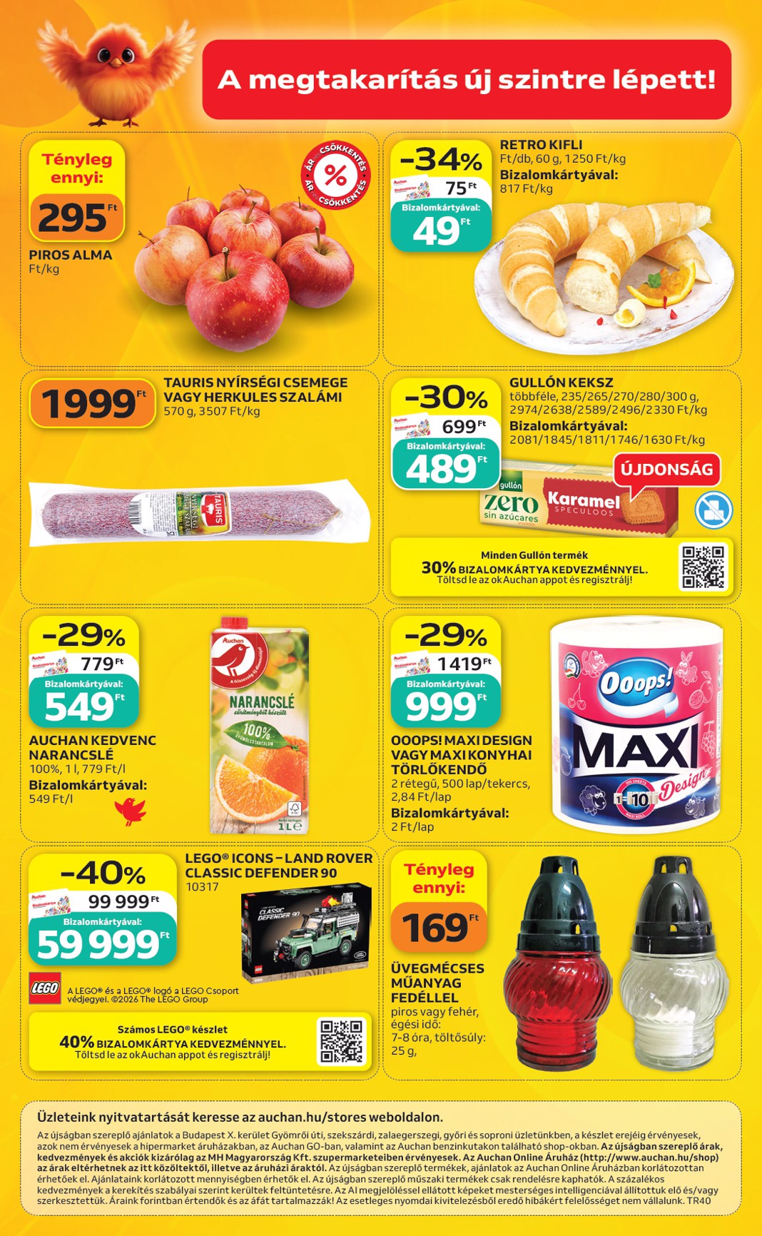auchan - A jövőbeli Auchan Szupermarket akciós újság csütörtöktől 2026.10.01.-tól szerdától 2026.10.07.-ig érvényes. - page: 20