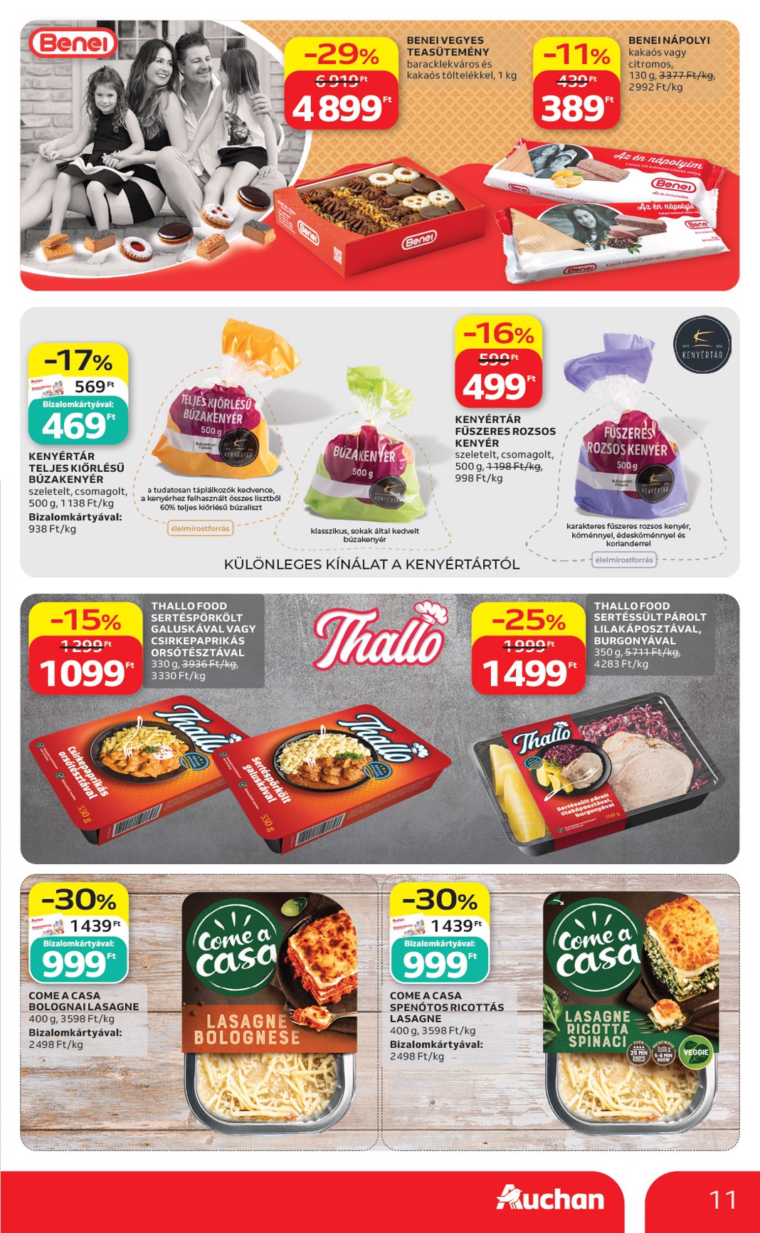 auchan - A jövőbeli Auchan akciós újság csütörtöktől 2026.10.01.-tól szerdától 2026.10.07.-ig érvényes. - page: 11