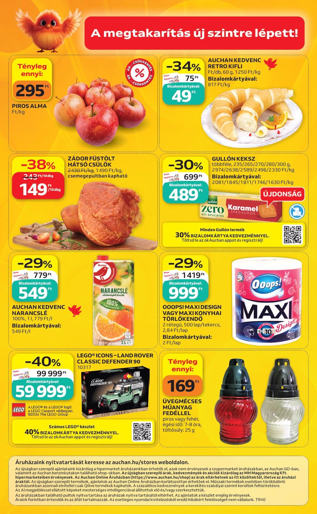 auchan - A jövőbeli Auchan akciós újság csütörtöktől 2026.10.01.-tól szerdától 2026.10.07.-ig érvényes. - page: 48