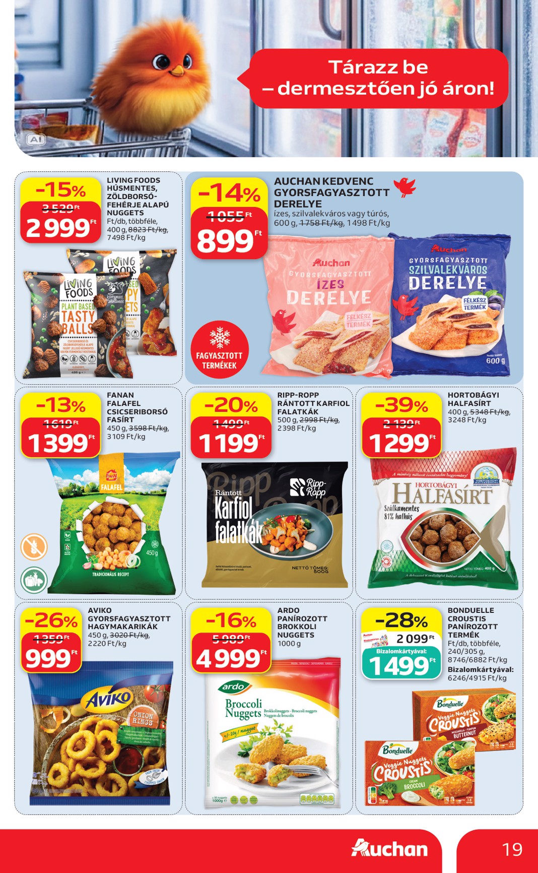 auchan - A jövőbeli Auchan akciós újság csütörtöktől 2026.10.01.-tól szerdától 2026.10.07.-ig érvényes. - page: 19