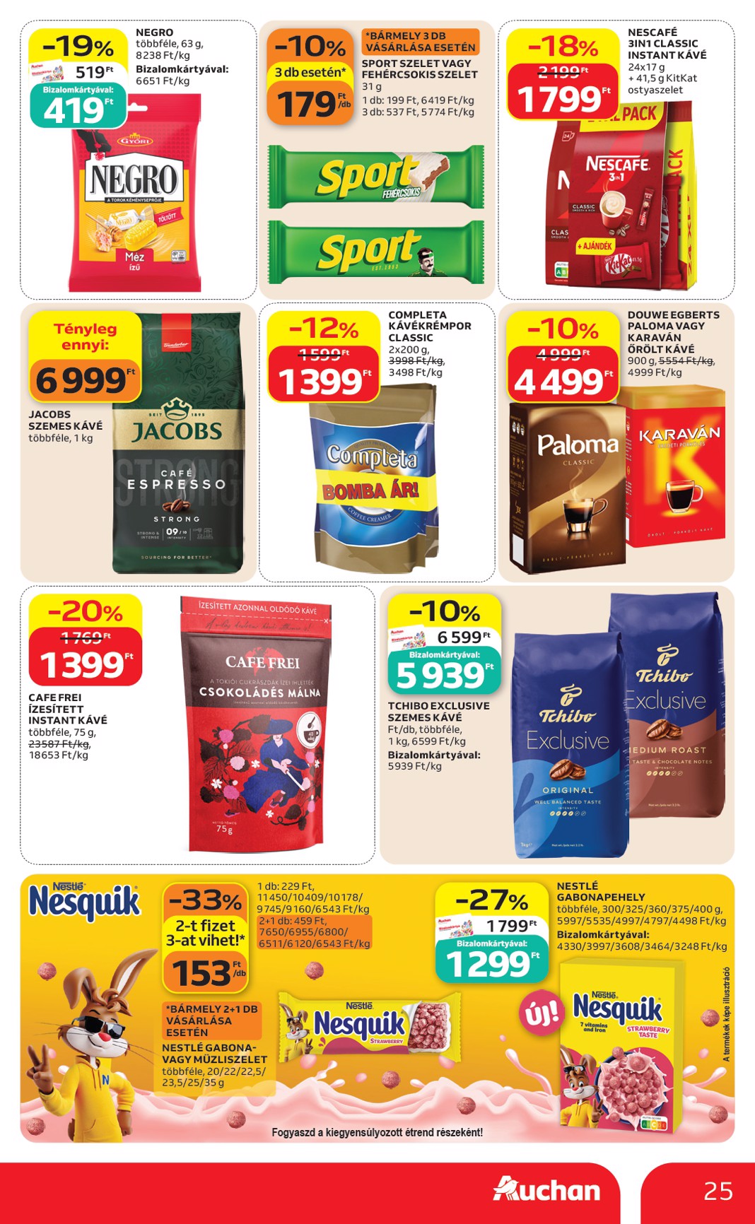 auchan - A jövőbeli Auchan akciós újság csütörtöktől 2026.10.01.-tól szerdától 2026.10.07.-ig érvényes. - page: 25
