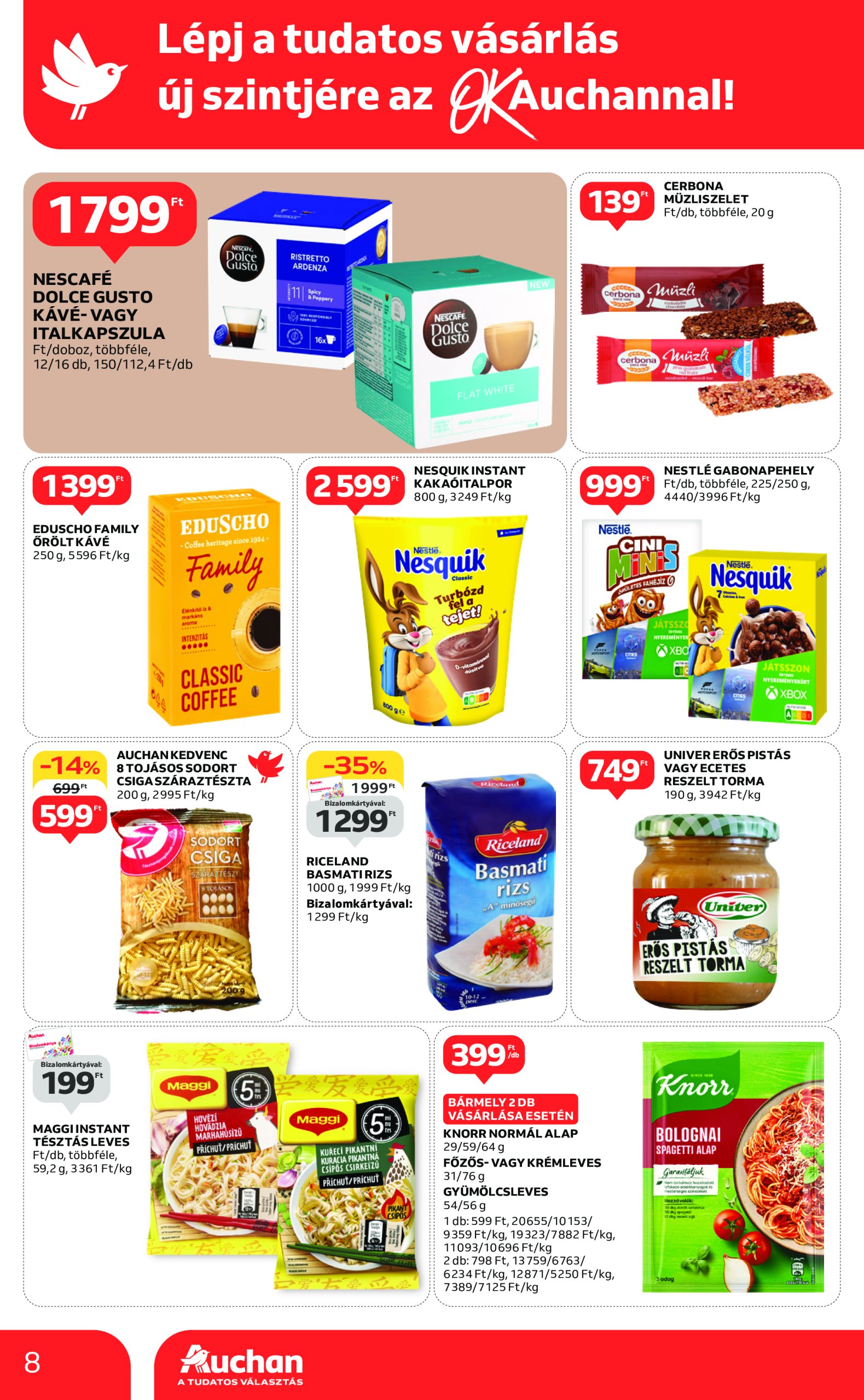 auchan - Auchan szupermarket akciós újság, érvényes 04.03. - 04.09. - page: 8