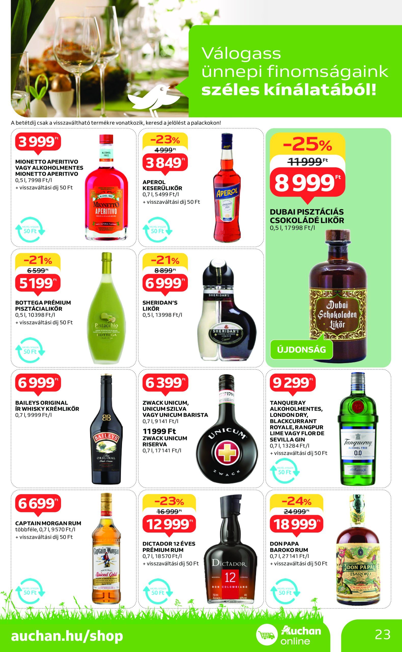auchan - Auchan - Húsvéti élelmiszer ajánlataink akciós újság, érvényes 03.27. - 04.19. - page: 23