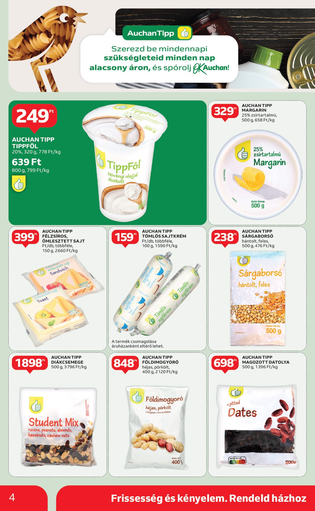 auchan - Auchan akciós újság, érvényes 04.24. - 04.30. - page: 4 auchan - Auchan akciós újság, érvényes 04.24. - 04.30. - page: 4