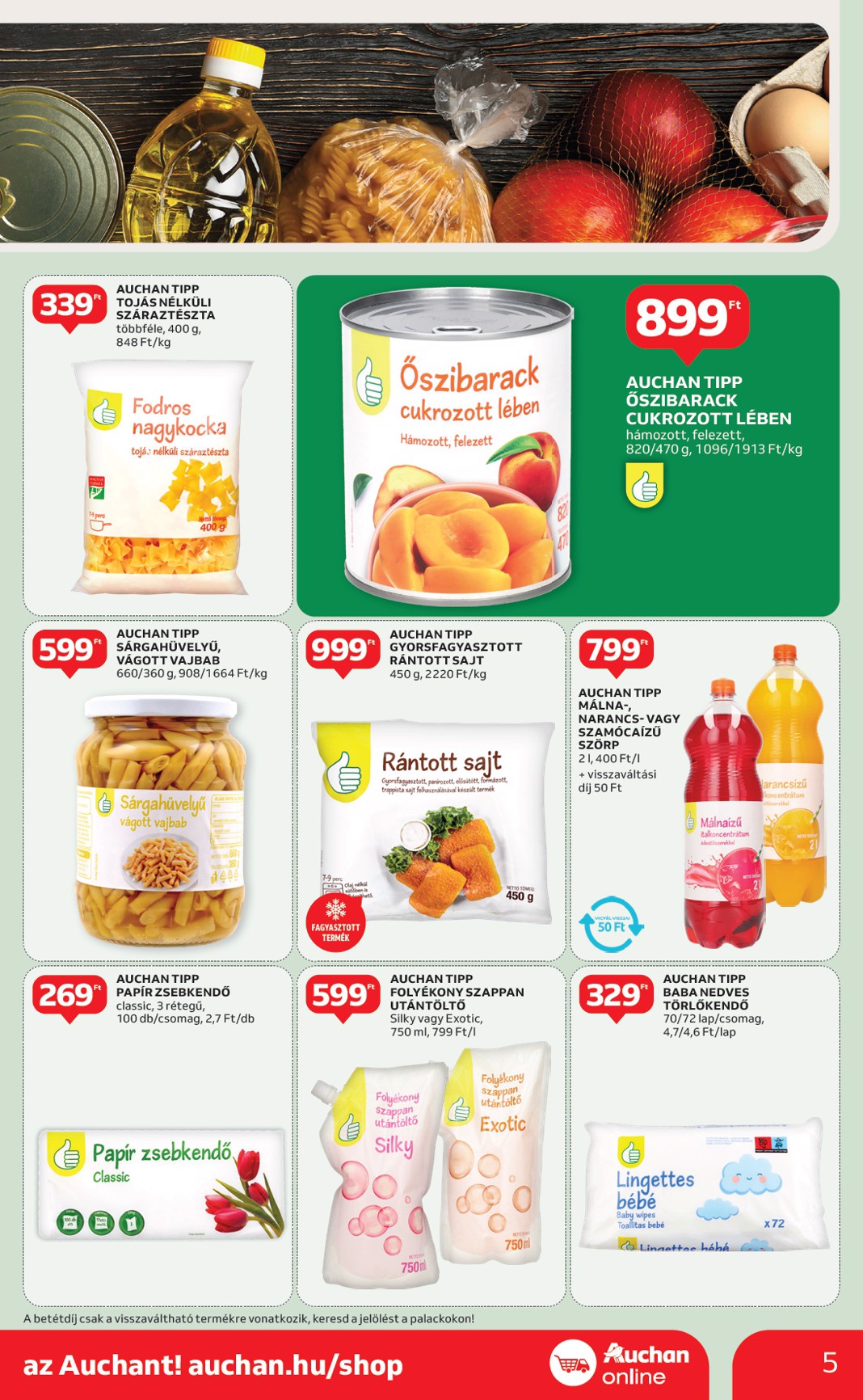 auchan - Auchan akciós újság, érvényes 04.24. - 04.30. - page: 5 auchan - Auchan akciós újság, érvényes 04.24. - 04.30. - page: 5