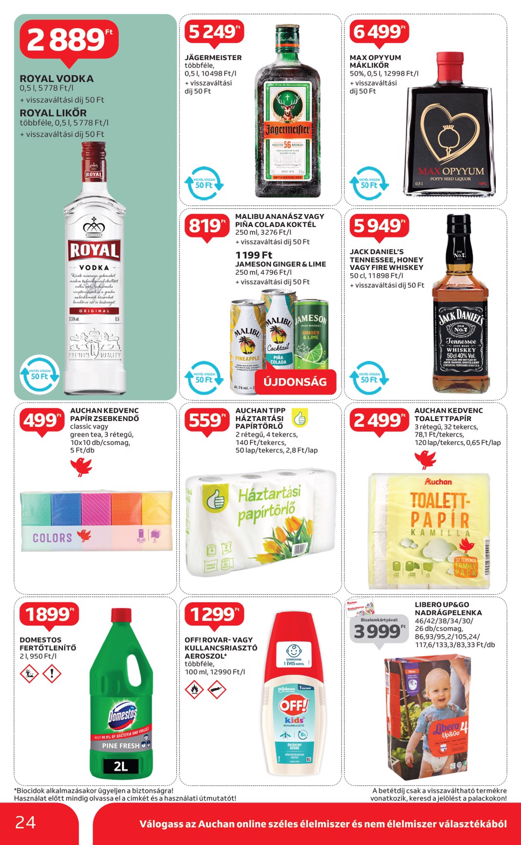auchan - Auchan akciós újság, érvényes 04.24. - 04.30. - page: 24 auchan - Auchan akciós újság, érvényes 04.24. - 04.30. - page: 24