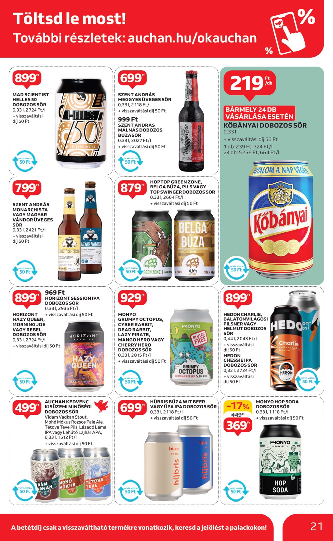 auchan - Auchan akciós újság, érvényes 04.24. - 04.30. - page: 21 auchan - Auchan akciós újság, érvényes 04.24. - 04.30. - page: 21