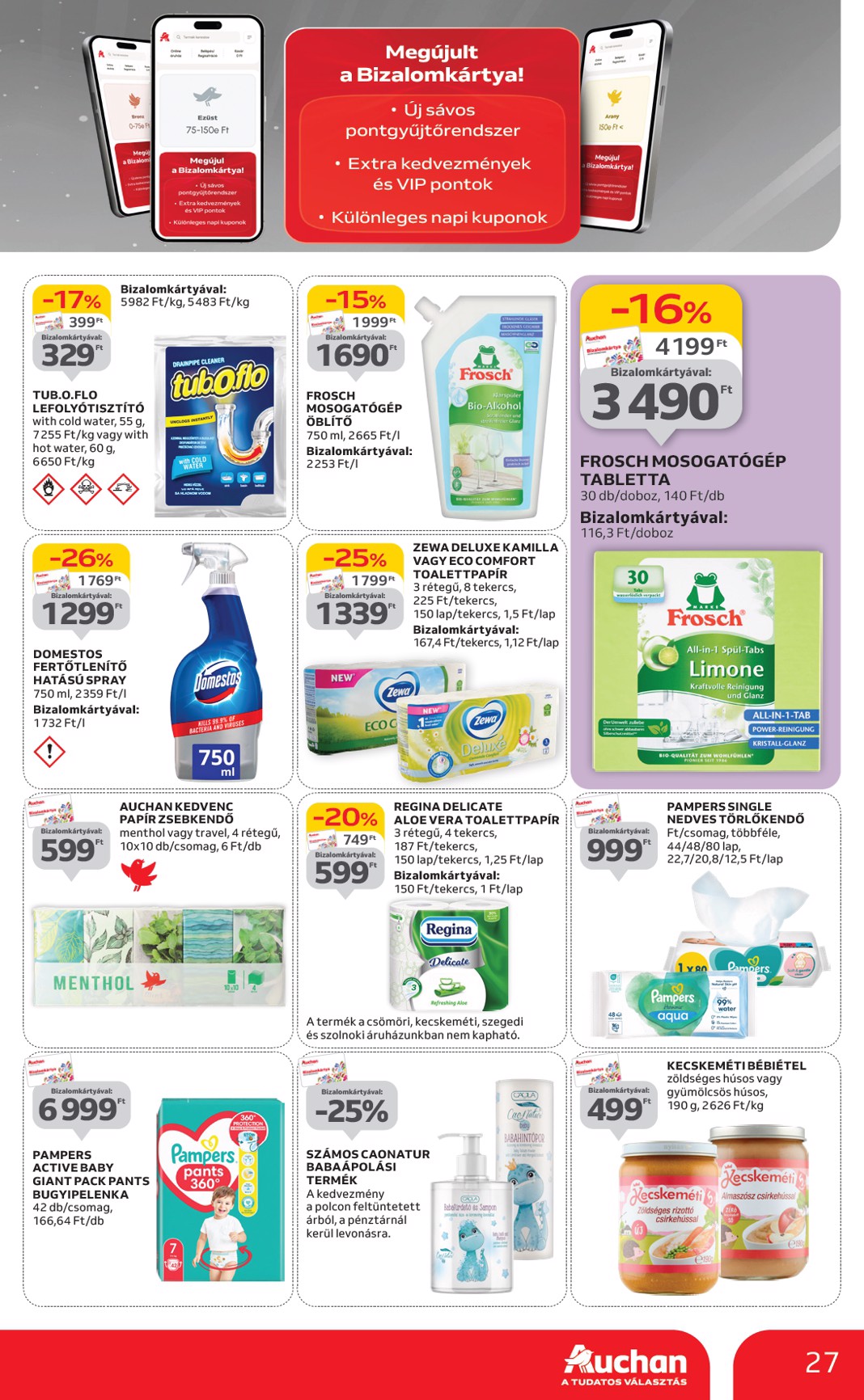 auchan - Auchan akciós újság, érvényes 04.24. - 04.30. - page: 27 auchan - Auchan akciós újság, érvényes 04.24. - 04.30. - page: 27