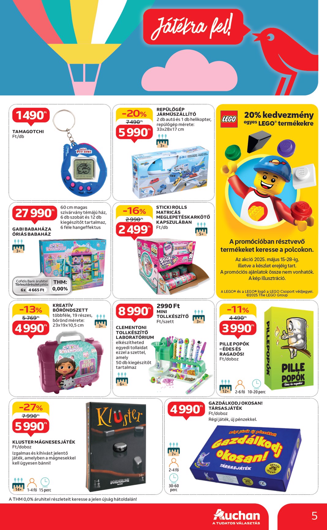 auchan - Auchan - Gyereknapi ajánlataink akciós újság, érvényes 05.15. - 05.28. - page: 5