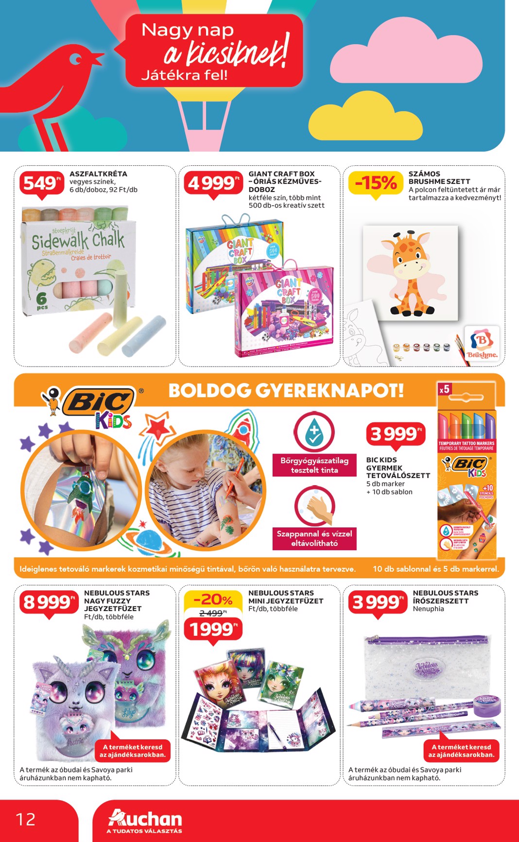 auchan - Auchan - Gyereknapi ajánlataink akciós újság, érvényes 05.15. - 05.28. - page: 12