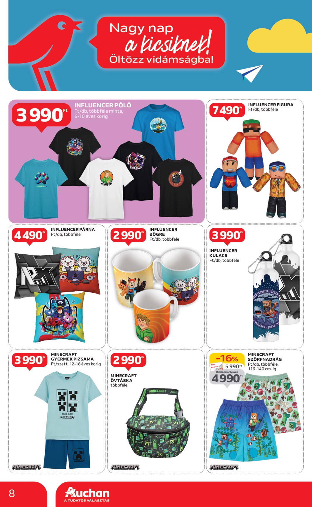 auchan - Auchan - Gyereknapi ajánlataink akciós újság, érvényes 05.15. - 05.28. - page: 8