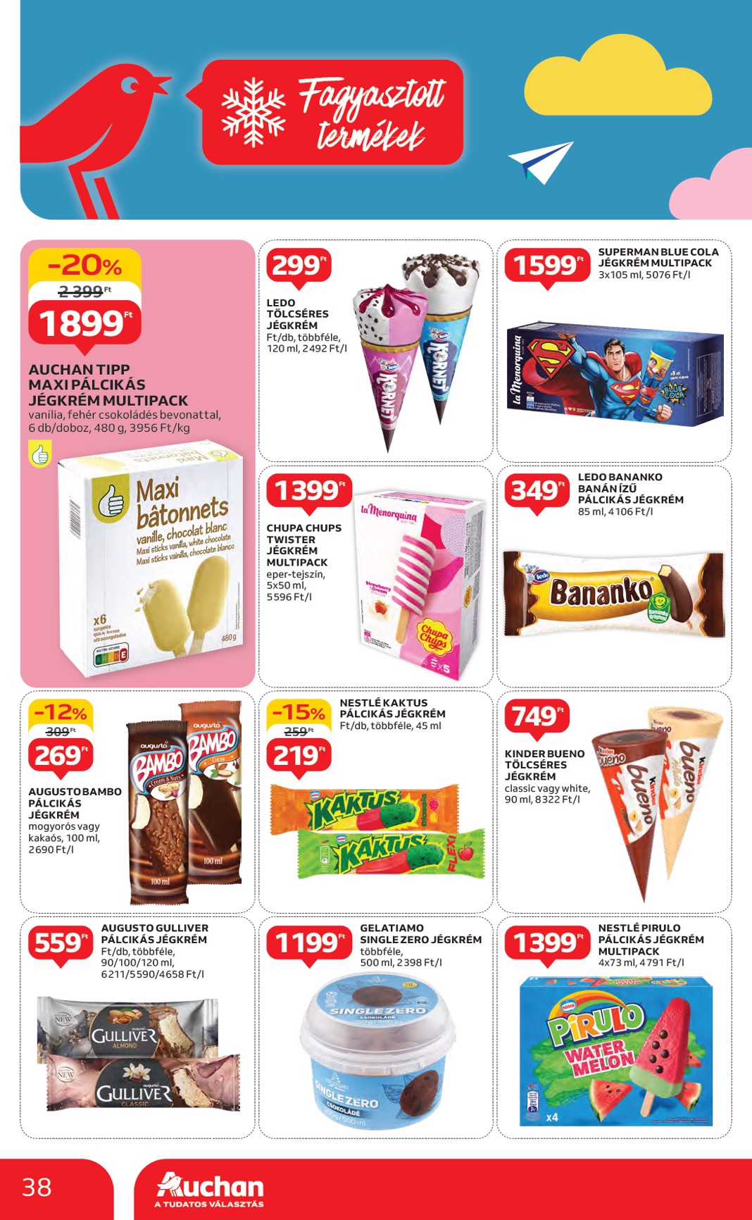 auchan - Auchan akciós újság, érvényes 05.22. - 05.28. - page: 38