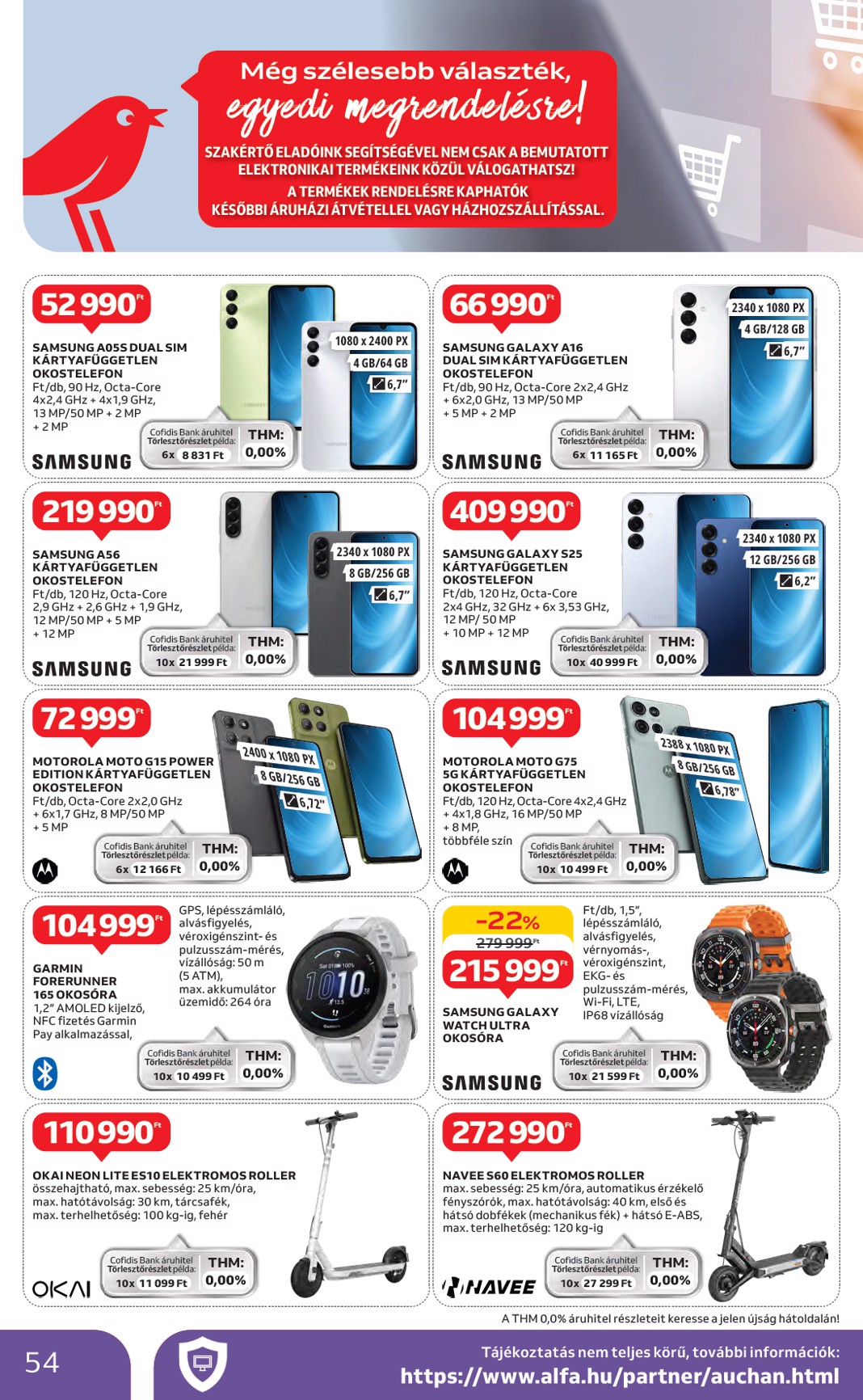 auchan - Auchan akciós újság, érvényes 05.22. - 05.28. - page: 54