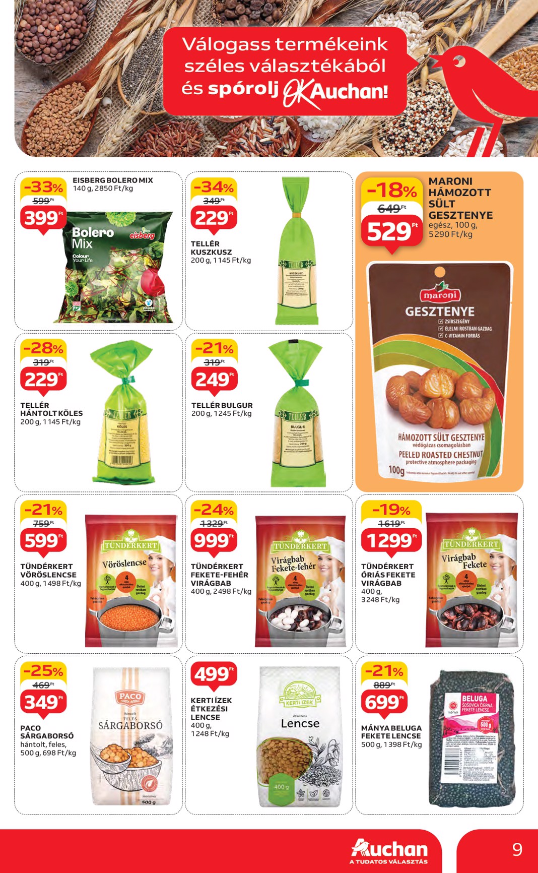 auchan - Auchan akciós újság, érvényes 05.22. - 05.28. - page: 9