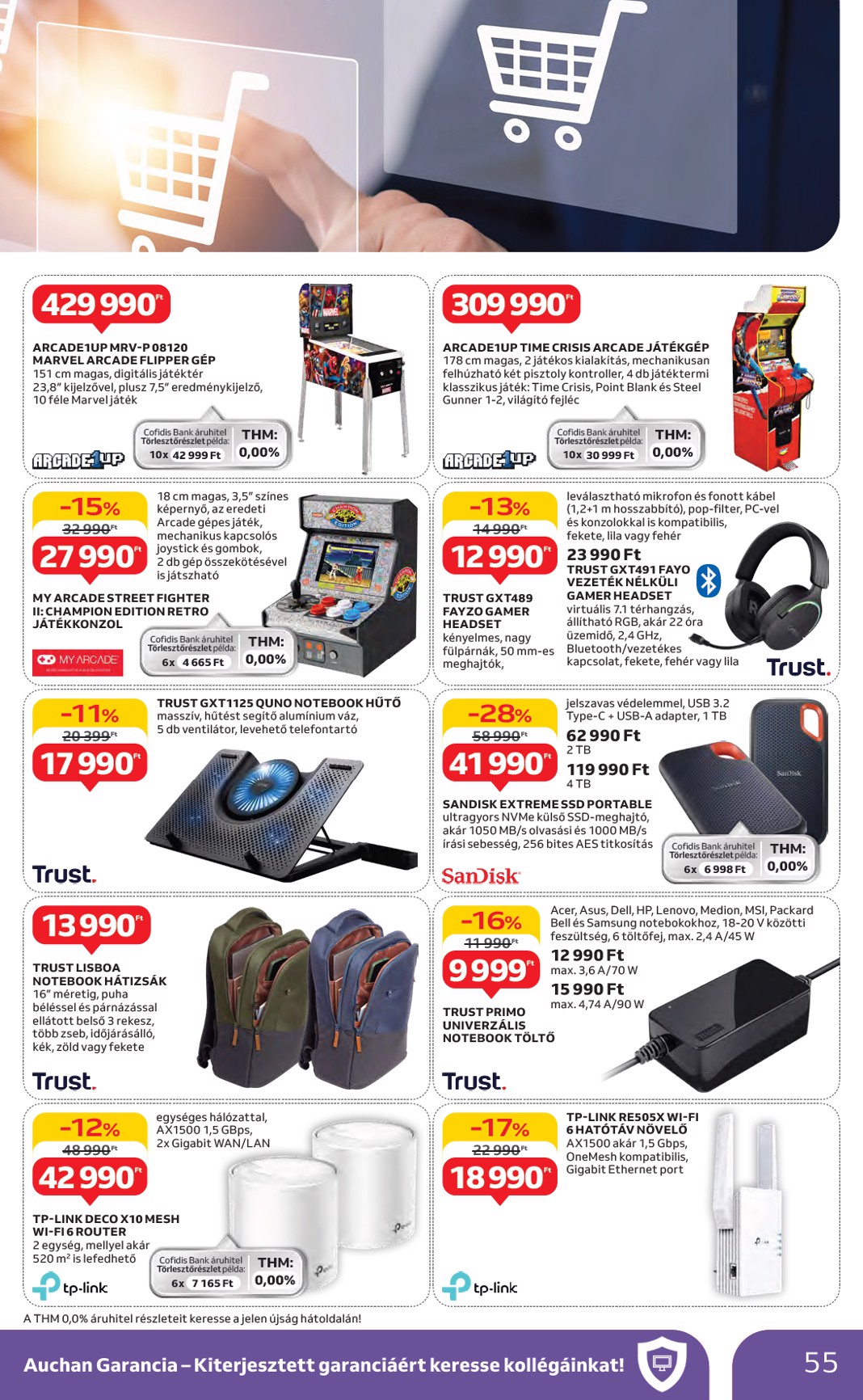 auchan - Auchan akciós újság, érvényes 05.22. - 05.28. - page: 55