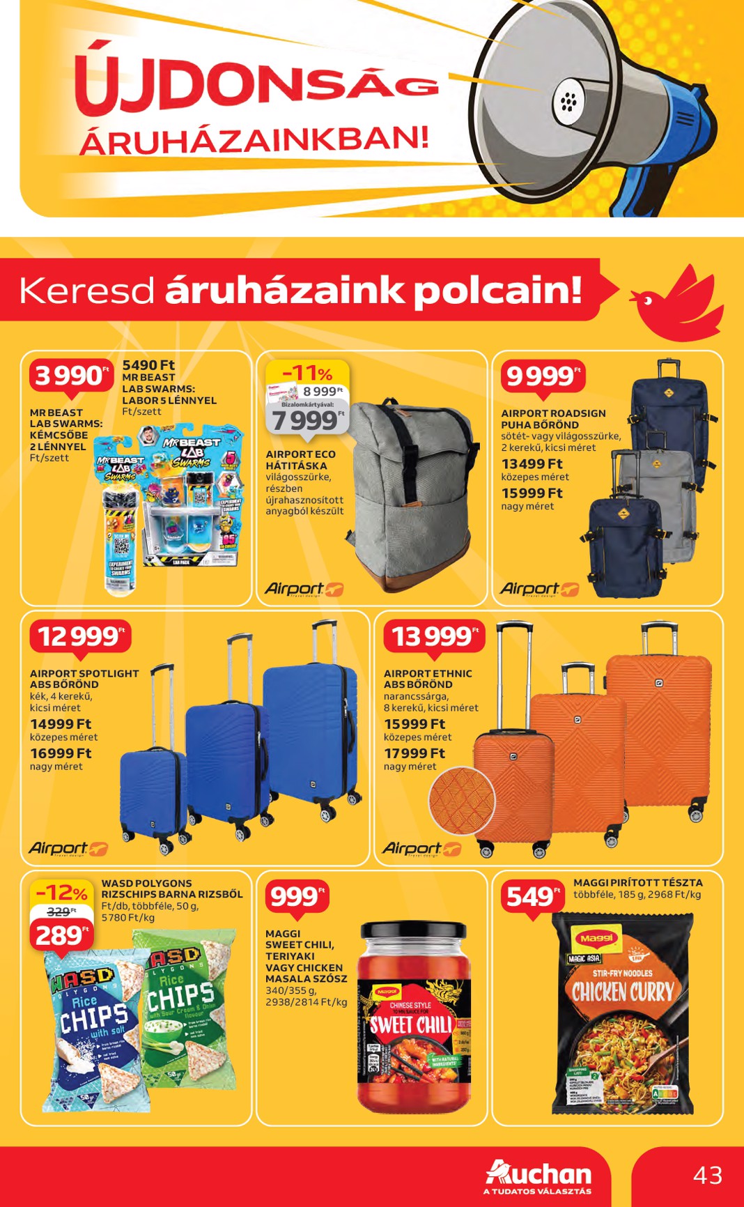 auchan - Auchan akciós újság, érvényes 05.22. - 05.28. - page: 43