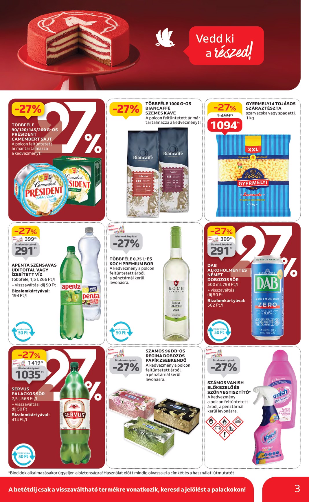 auchan - Auchan akciós újság, érvényes 05.22. - 05.28. - page: 3