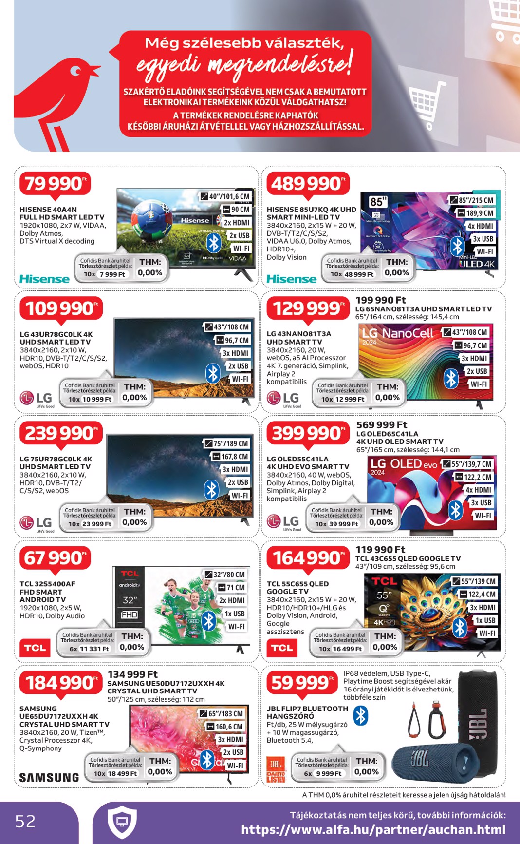 auchan - Auchan akciós újság, érvényes 05.22. - 05.28. - page: 52