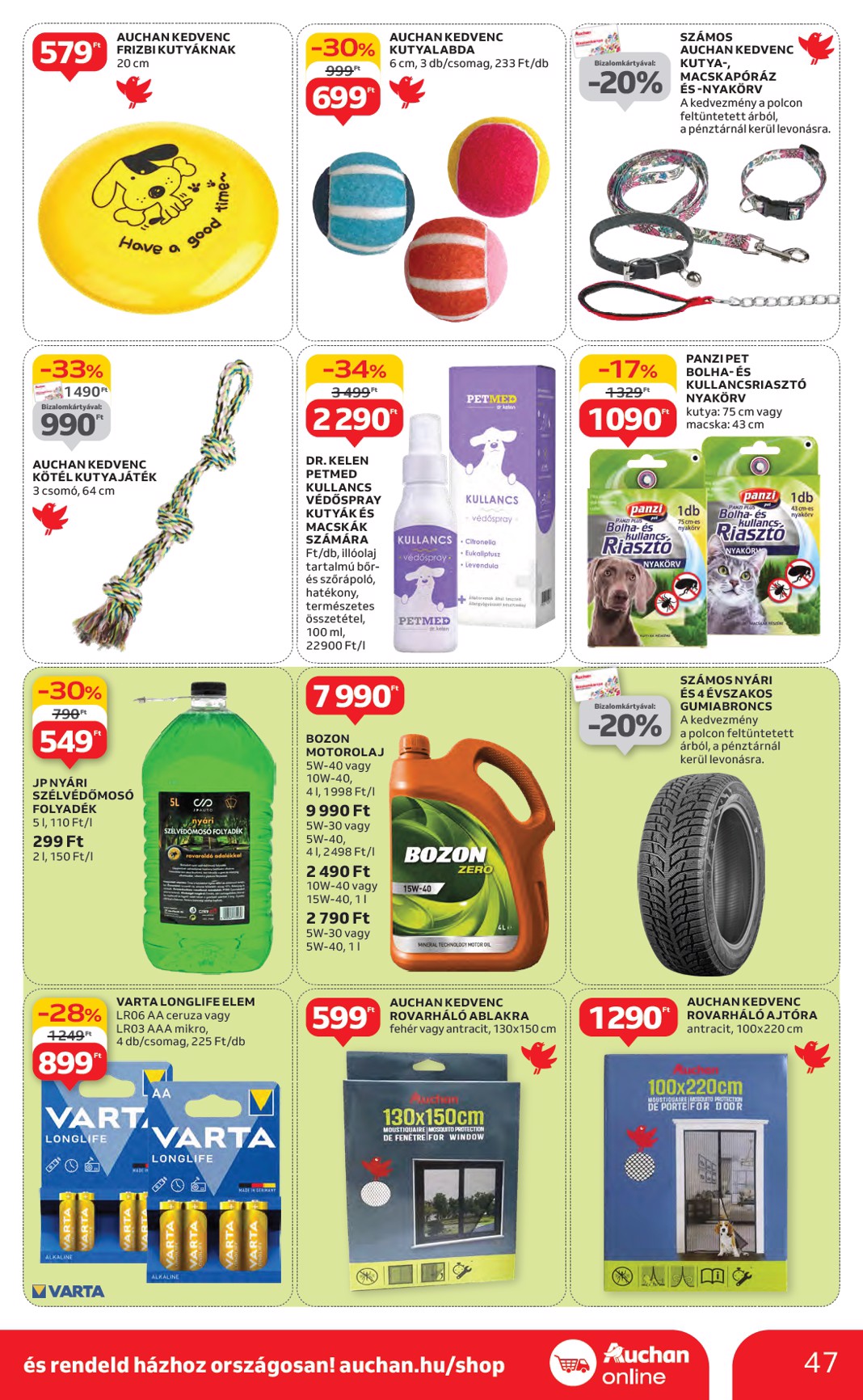 auchan - Auchan akciós újság, érvényes 05.22. - 05.28. - page: 47