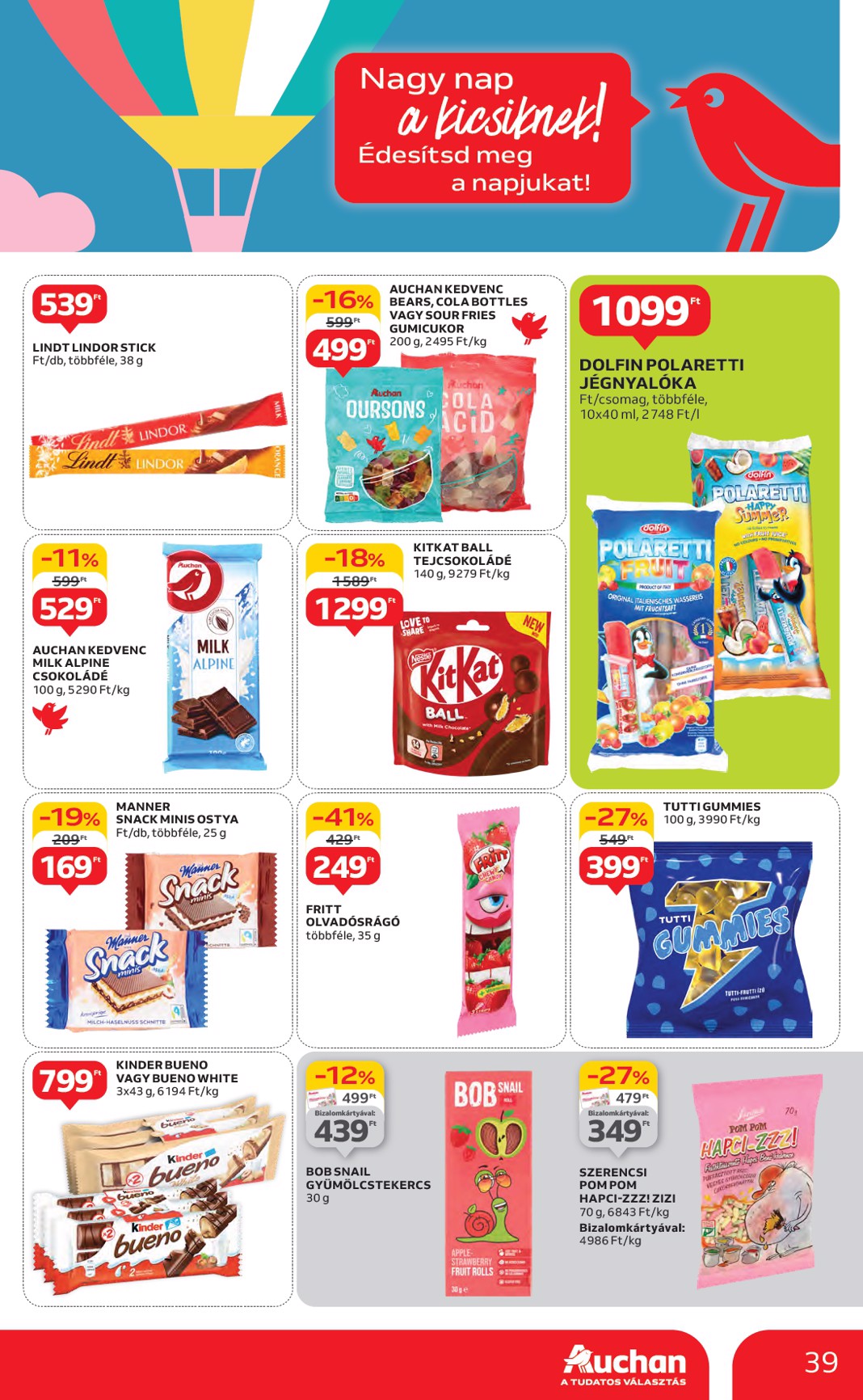 auchan - Auchan akciós újság, érvényes 05.22. - 05.28. - page: 39