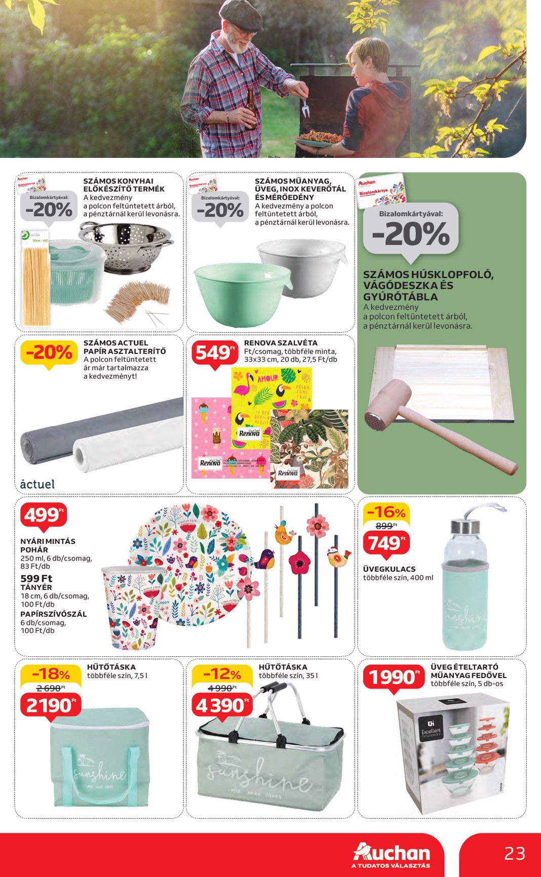 auchan - Auchan akciós újság, érvényes 05.22. - 05.28. - page: 23