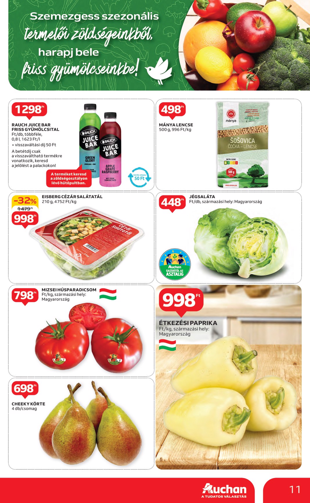 auchan - Auchan akciós újság, érvényes 05.22. - 05.28. - page: 11