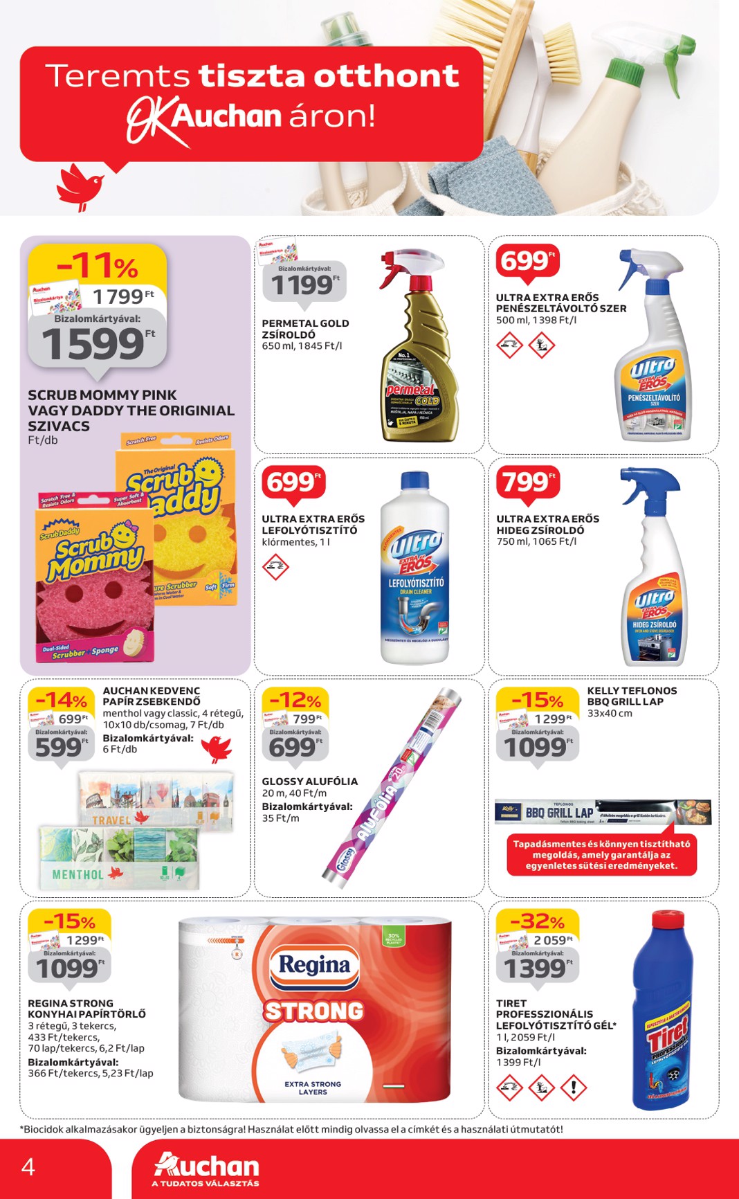 auchan - Auchan - Nyári fehér hetek - Hipermarket akciós újság, érvényes 06.05. - 06.18. - page: 4