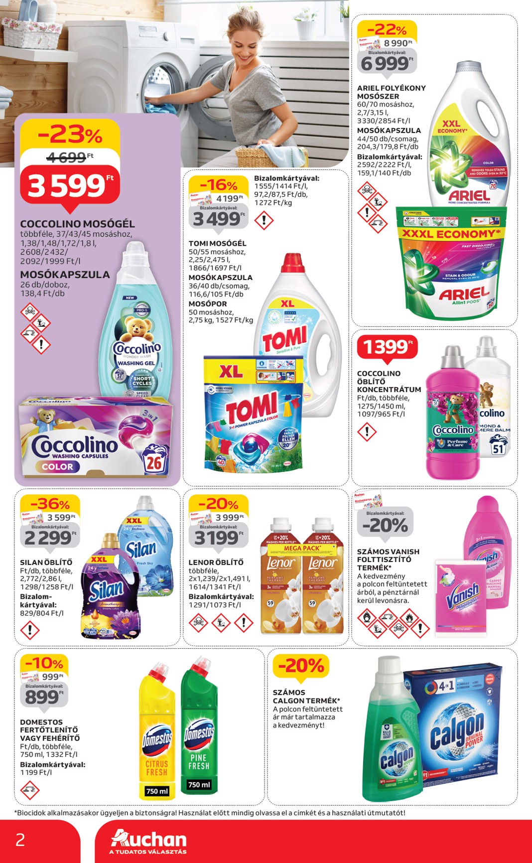 auchan - Auchan - Nyári fehér hetek - Hipermarket akciós újság, érvényes 06.05. - 06.18. - page: 2