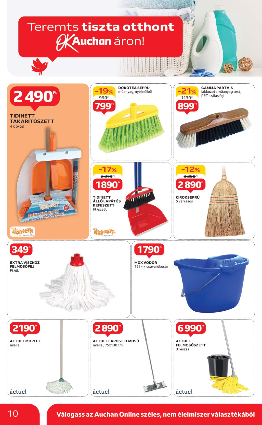 auchan - Auchan - Nyári fehér hetek - Hipermarket akciós újság, érvényes 06.05. - 06.18. - page: 10
